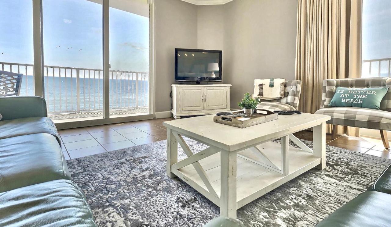 Happy Ours 2200 Sq Ft Corner Beachfront Sleeps 12 Panama City Beach Kültér fotó