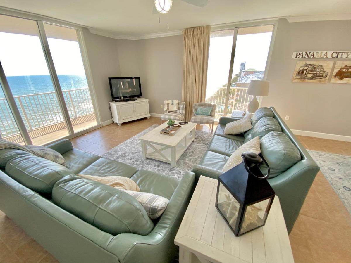 Happy Ours 2200 Sq Ft Corner Beachfront Sleeps 12 Panama City Beach Kültér fotó