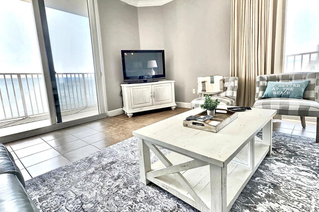 Happy Ours 2200 Sq Ft Corner Beachfront Sleeps 12 Panama City Beach Kültér fotó